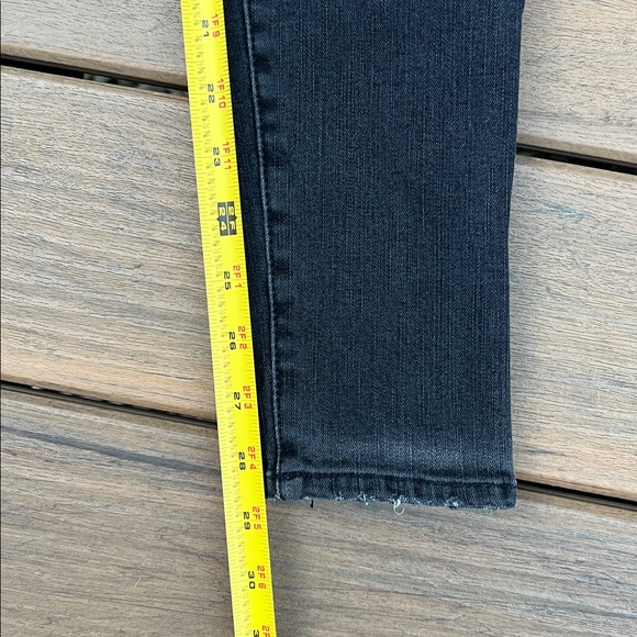 Abercrombie & Fitch Super Skinny Black Jeans with Patches - Picture 7 of 7